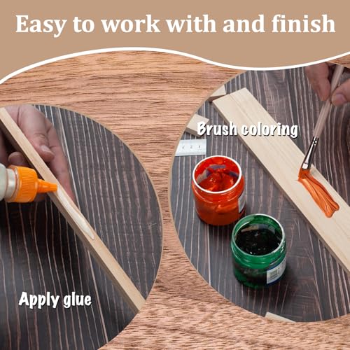 Wooden Dowels for Crafts (15 Count)