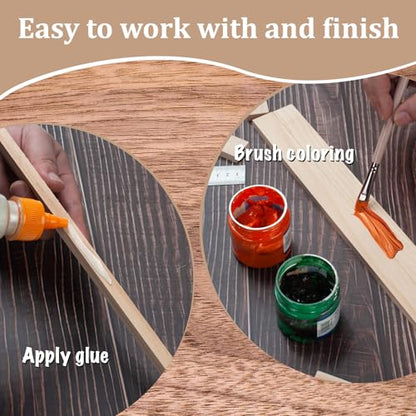 Wooden Dowels for Crafts (15 Count)