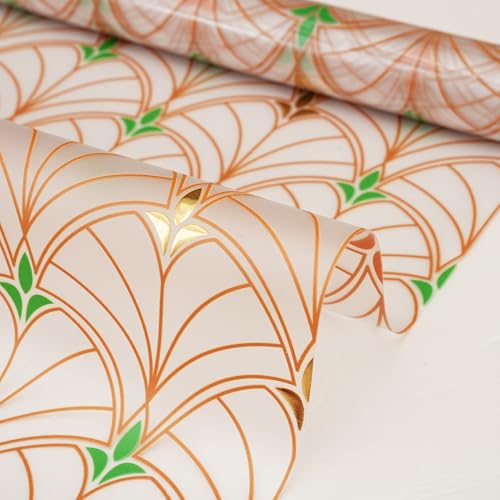 Art Deco Geometric Pattern Stained Glass Window Film 17.7'' x 78.7''