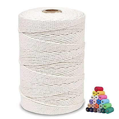 Macrame Cotton Cord 3mm x 329Yards (987 Foot)