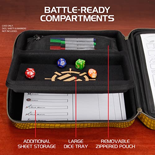 DND Binder Collector's Edition RPG Organizer Case with Built