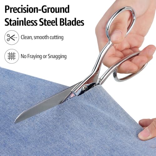 Professional Stainless Steel Fabric Scissors 8