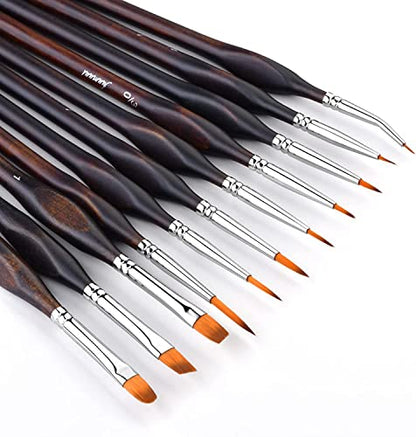 Miniature Paint Brushes (11 Count)