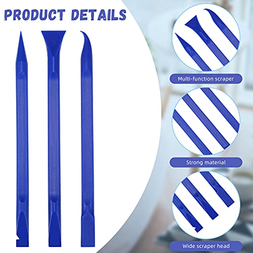 18 Pcs Carbon Fiber Plastic Scrapers Cleaning Tool Non (18 Count)