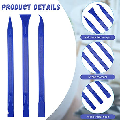 18 Pcs Carbon Fiber Plastic Scrapers Cleaning Tool Non (18 Count)