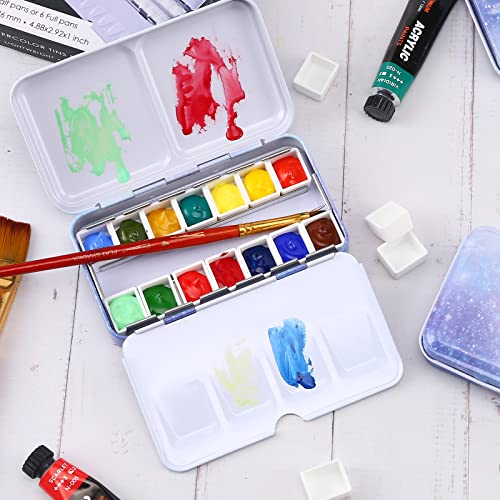 Empty Watercolor Palette