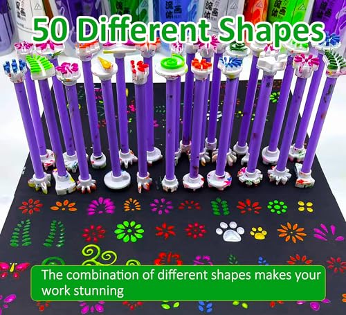 Flower Petal Tools for Dot Painting
