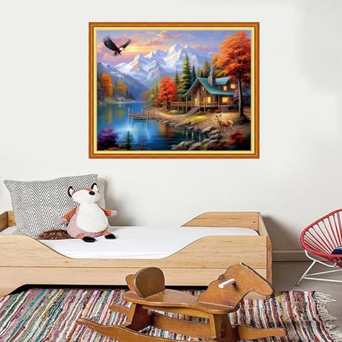 Stamped Cross Stitch Kits for Beginners Full Range of Cross Stitching 11 CT Printed Cross Stitch Kits for Adults Cross Stitch Patterns Needlepoint Kits