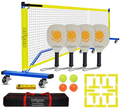 Pickleball Net Set with Wheels