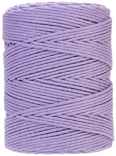 Macrame Cord 4mm x 328yards Natural Macrame Cotton Rope Colored Macrame Rope Soft Cotton Cord Macrame Supplies Craft Rope Macrame Yarn for Plant Hanger Wall Hanger Dreamcatcher