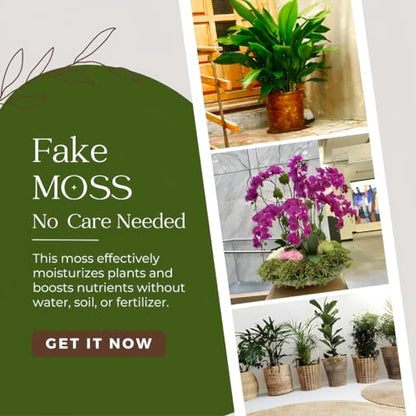 2.2LB Large Capacity Fake Moss for Plants Indoor (35 Ounce)