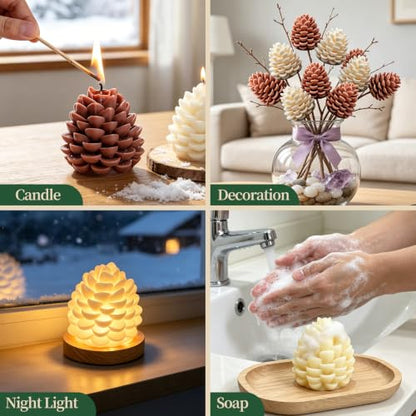 Pinecone Candle Mold