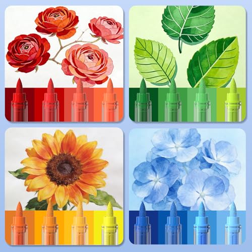 120 Colors Acrylic Paint Markers (120 Count)