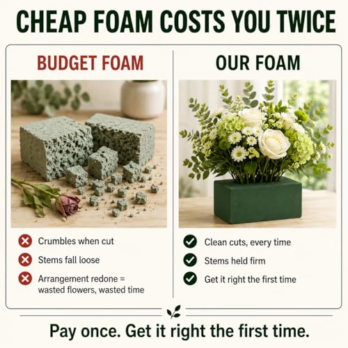 8 PCS Wet Floral Foam Blocks for Fresh Flowers