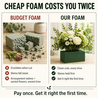 Florables Wet Floral Foam Blocks (6 Count)