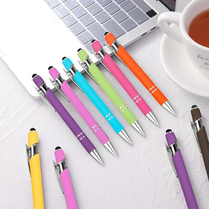 12 PCS 2 in 1 Stylus Ballpoint Pen with Stylus Tip (24 Count)