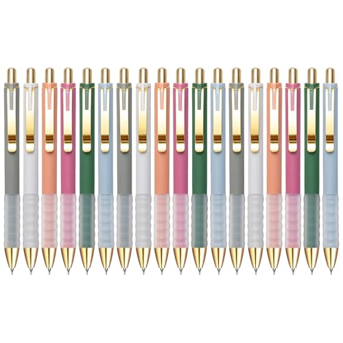 Gel Pens Black Ink Pen 0.5mm Fine Point (18 Count)