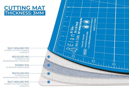 Cutting Mat A4 Blue