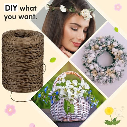 673 Feet Floral Vine Bind Wire Rustic Craft Wire