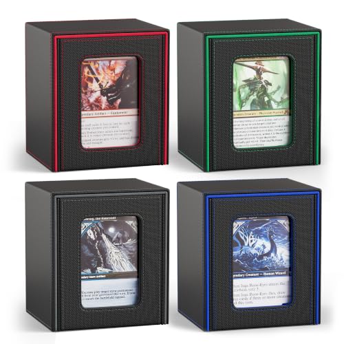 4 PCS MTG Commander Deck Box (4 Count)