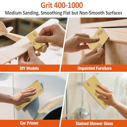 Sand Paper Assortment (52 Count)