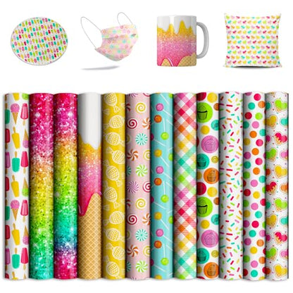 Summer Transfer Sheets for Heat Press