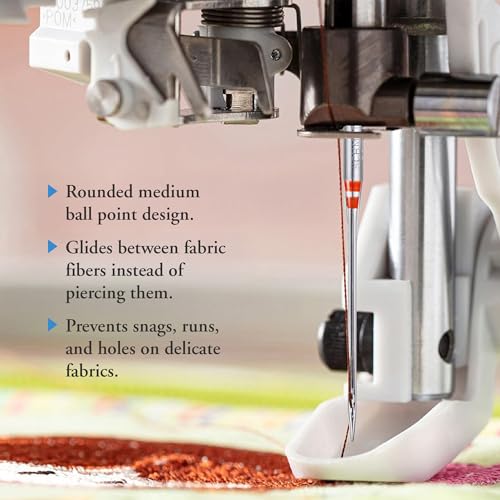 Jersey Ball Point Sewing Machine Needles (100 Count)