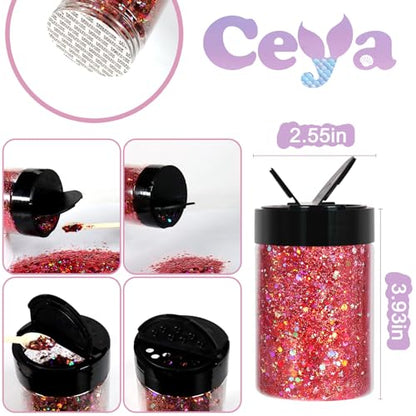 Holographic Chunky Glitter 4.9oz (4.2 Ounce)