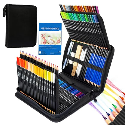 146Pcs Drawing and Sketching Colored Pencils Set (146 Count)