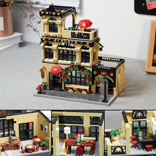 Flowers City Restaurant Assembly Square Building Set for Adutls