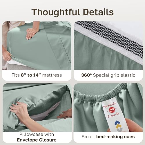 100% Organic Cotton XL Twin Sheets