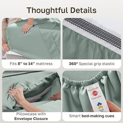 100% Organic Cotton XL Twin Sheets