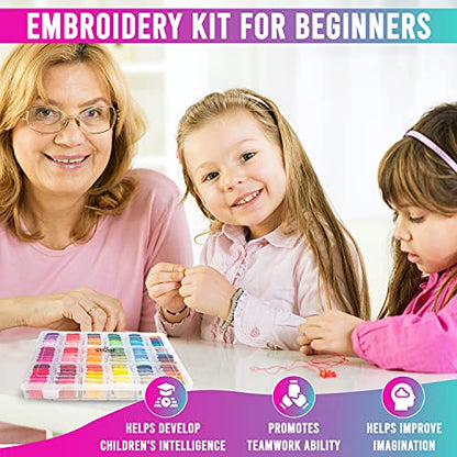 108 Color Embroidery Floss Kit (2808 Foot)