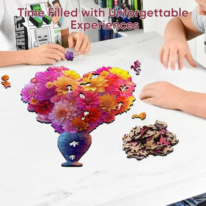 Wooden Puzzles for Adults (200 Count)
