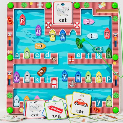 Magnetic Alphabet Maze