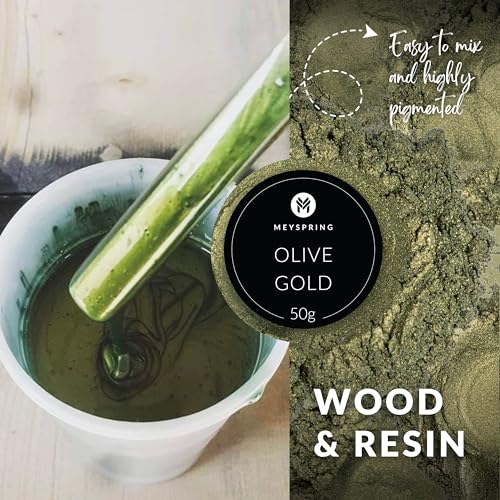 Olive Gold Epoxy Resin Green Pigment