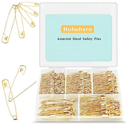 340 Pack Safety Pins Assorted (340 Count)