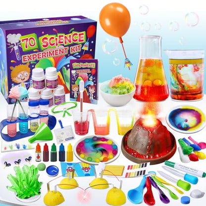 70 Lab Experiments Science Kits for Kids Chemistry Set Toys