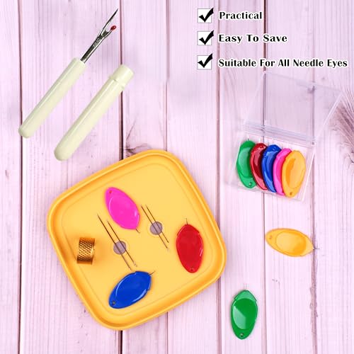 Needle Threader 5PCS Seam Ripper 1PCS Easy for Machine and Hand Sewing Tool