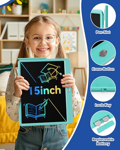 15 Inch LCD Writing Tablet for 3 Year Olds