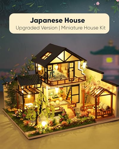 DIY Japanese Miniature House Kit Dollhouse Kit for Adults to Build
