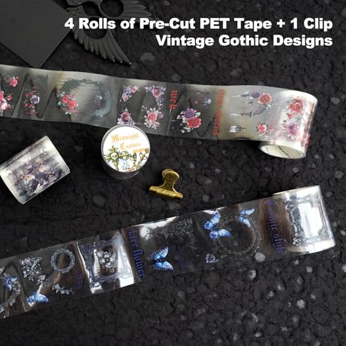 Night Poem Gothic PET Tape Set (4 Count)
