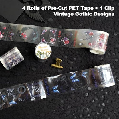Night Poem Gothic PET Tape Set (4 Count)