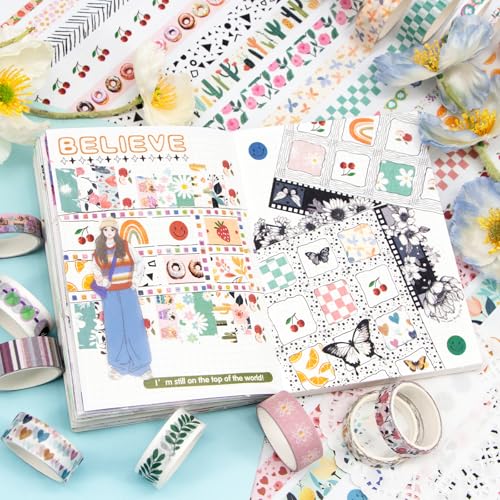 55 Rolls Holiday Washi Tape Set (55 Count)