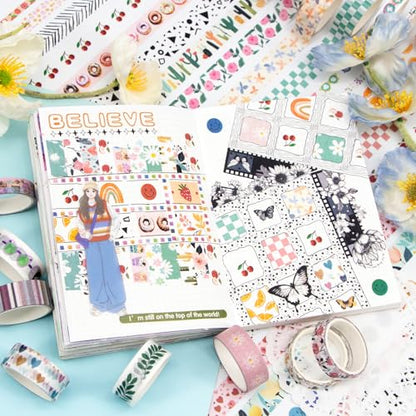 55 Rolls Holiday Washi Tape Set (55 Count)