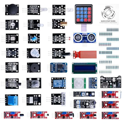 37 in 1 Sensor Modules Kit with Tutorial Compatible with Arduino