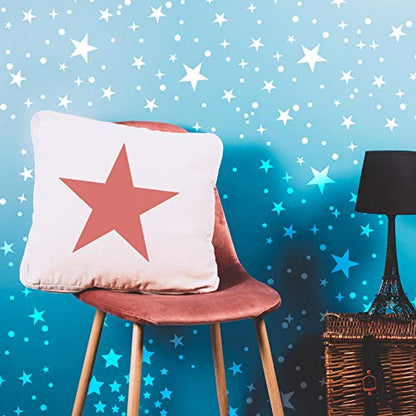 6 Pcs Star Stencil Kit for Painting (6 Count)