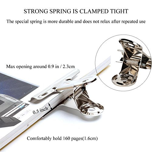 Silver Metal Hinge Clips (20 Count)