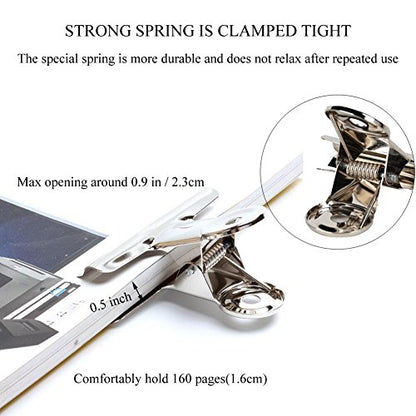 Silver Metal Hinge Clips (20 Count)