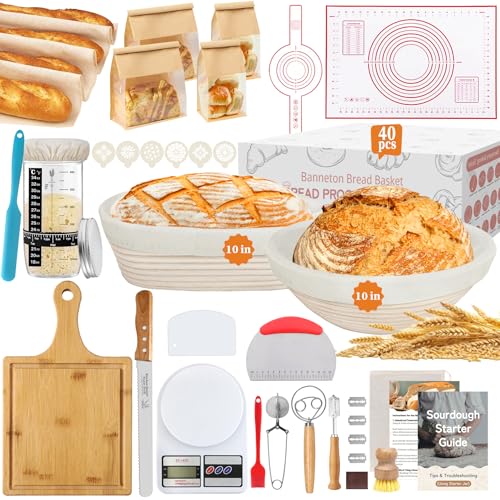40Pcs Sourdough Starter Kit